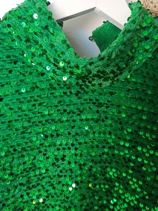 Top lentejuelas de zara