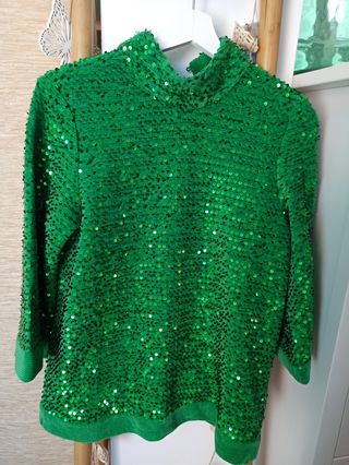 Top lentejuelas de zara