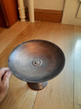 Cáliz plateado antiguo