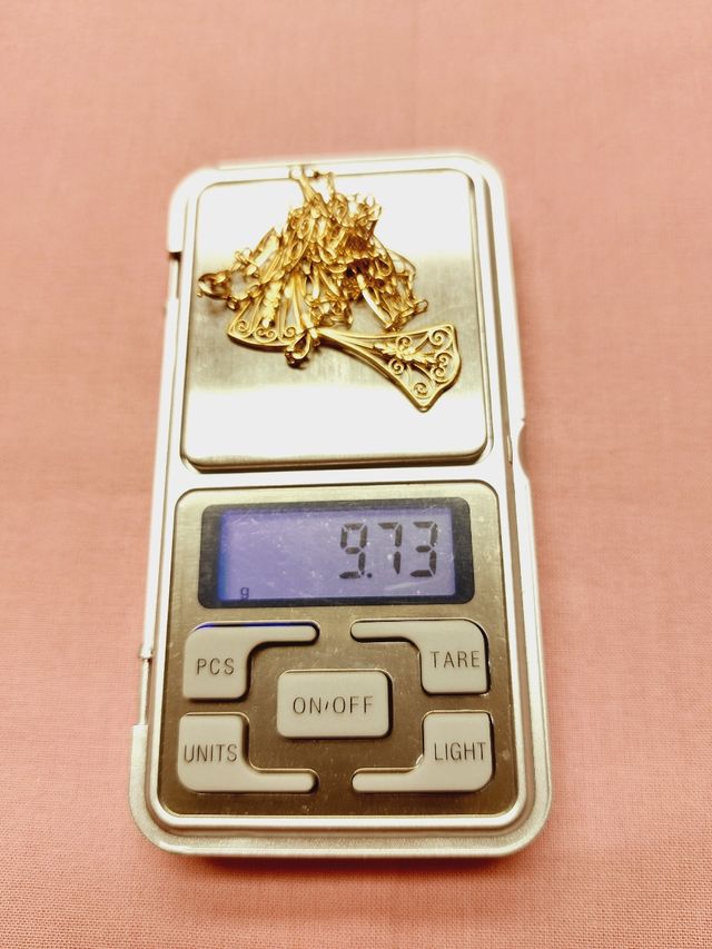 Collar ART DECO 45cm. oro 18kl