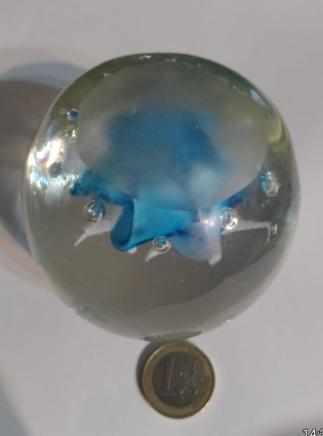 fermacarte in cristallo