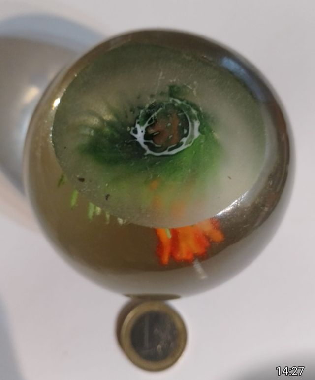 fermacarte in cristallo