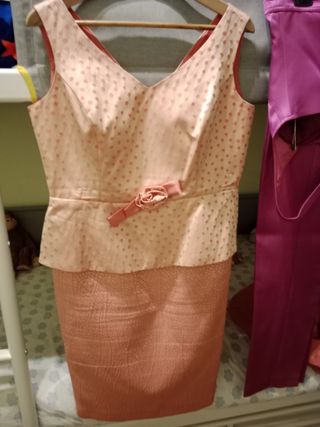 2° REBAJA/ TRAJE Y TORERA TONOS ROSAS PARA  BODAS