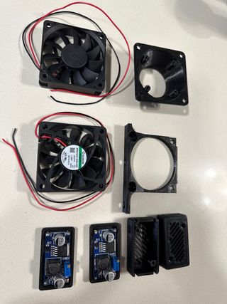 Ventilacion caja upgrade creality cr10 v3 sunon
