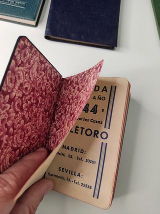 lote de 5 agendas vintage 1944-1971