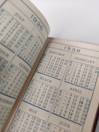 agenda 1936 Pimm's n°1, vintage