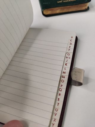 lote 2 agendas bolsillo 1952-55