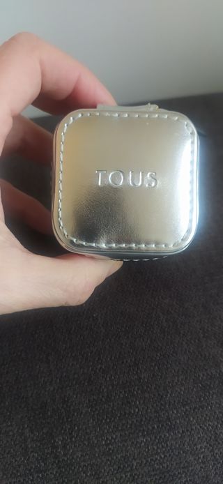 ANILLO TOUS DE PLATA CON PIEDRA NEGRA
