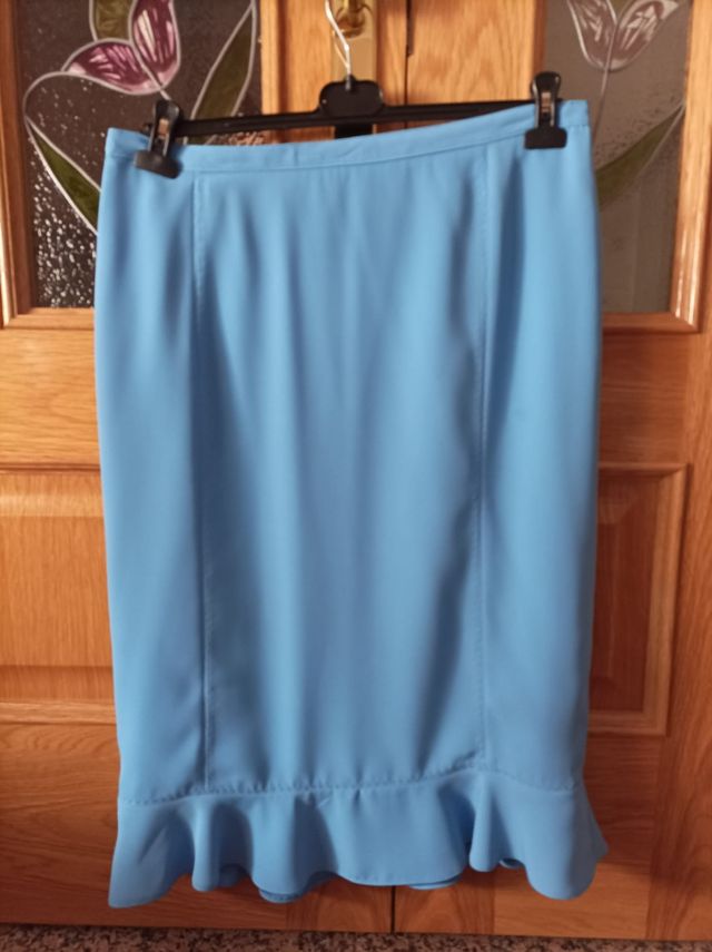 Traje mujer talla grande de falda y chaqueta