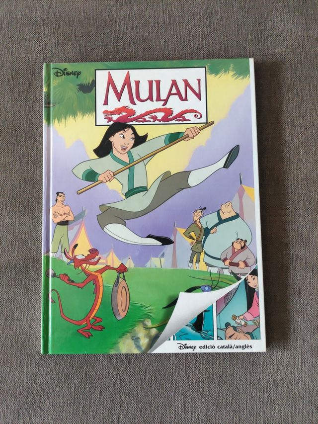 Cómic Mulan. Disney. Edició català/anglès.