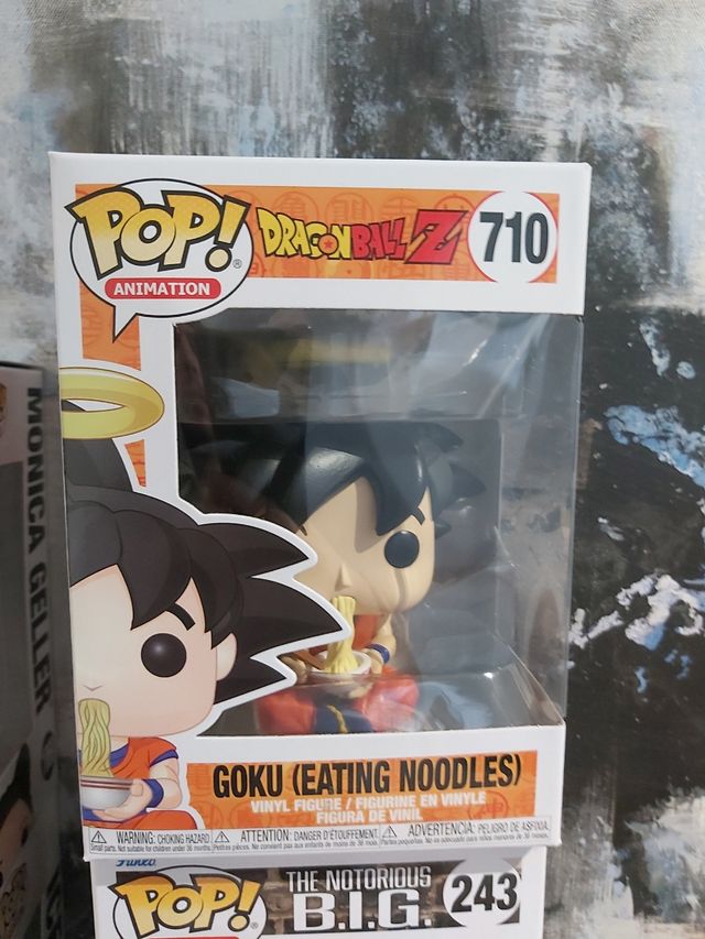 funko pop goku eating noodles