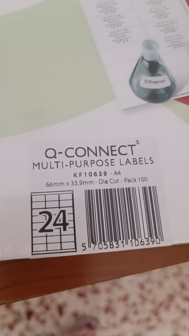 ETIQUETAS ADHESIVAS 66X33.9MM