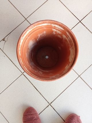 vendo maceta de barro