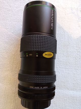 OBJETIVO CÁMARA FOTOGRÁFICA. HANIMEX