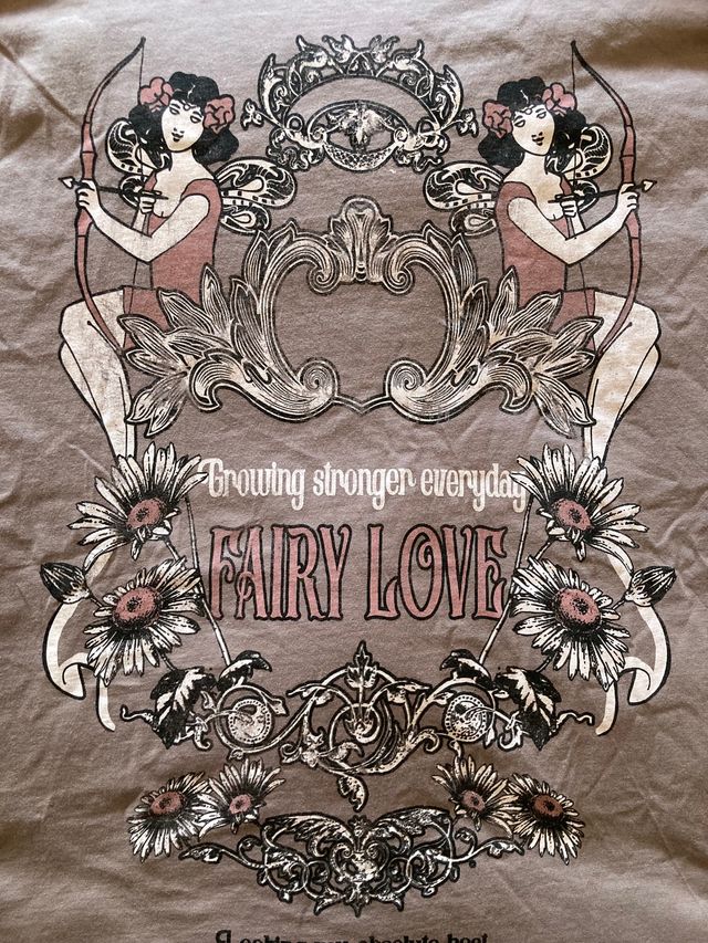 Camiseta art nouveau Bershka