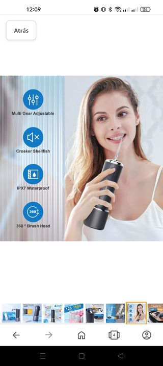 Irrigador bucal nuevo