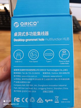 Hub USB c orico a estrenar