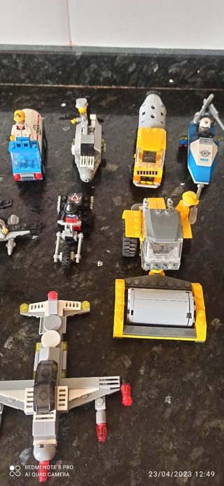 Colección piezas de montaje tipo Lego