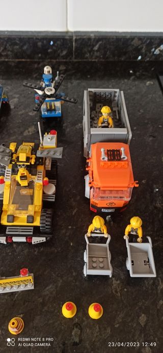 Colección piezas de montaje tipo Lego