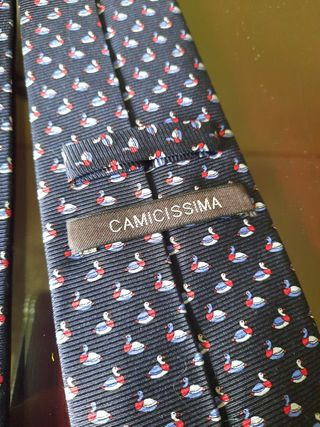 3 Corbatas Camicissima seda.