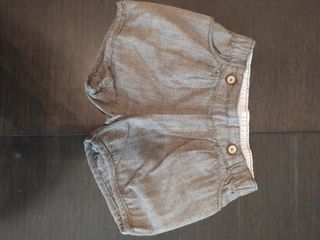 pantaloncini corti a pagliaccetto in cotone