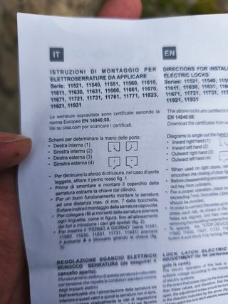Elettroserratura per Cancello Cisa