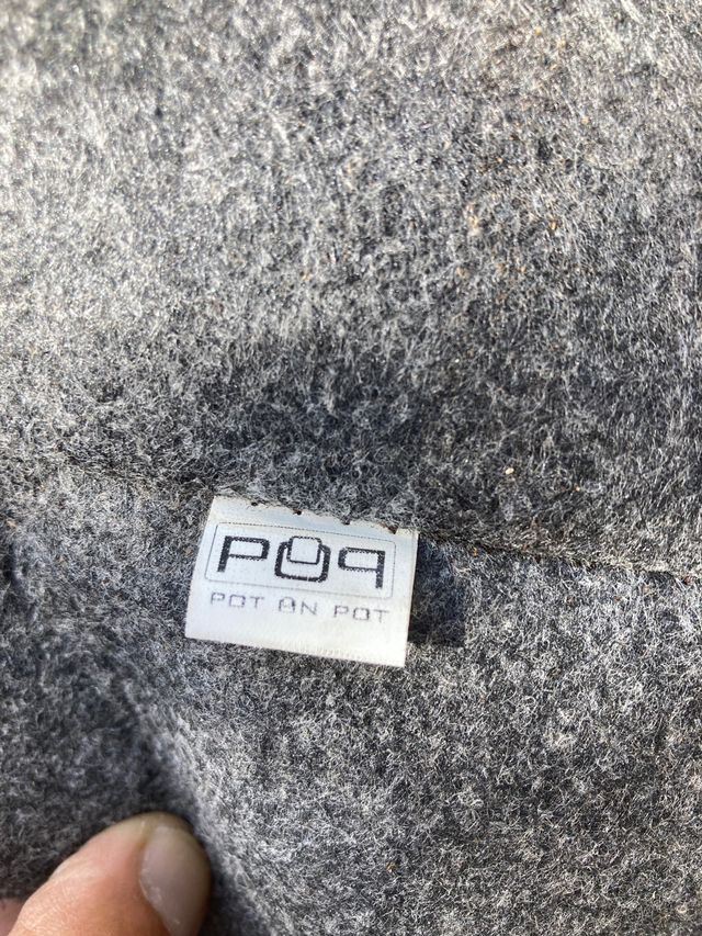 Maceteros de fieltro para interiores