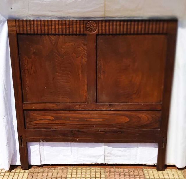 CABECERO CAMA ANTIGUA MADERA