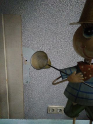 Muñecos decoración jardín.