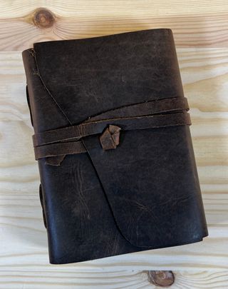 Vintage Leather Bound Journal Notebook