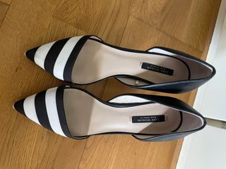 Zapatos tacón ZARA T39 NUEVOS 6cm