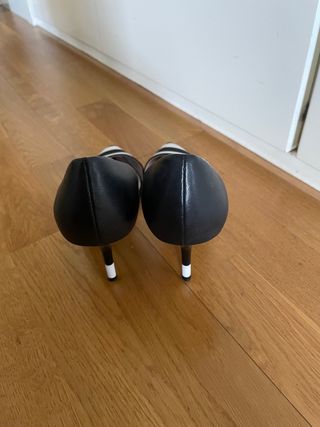 Zapatos tacón ZARA T39 NUEVOS 6cm