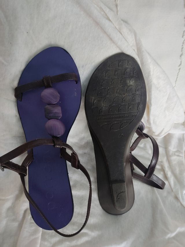 sandalias piel prorronet