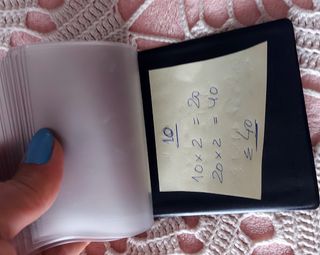 ● Organizador de bolso de cartões de visita