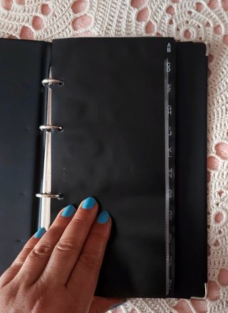 ● Organizador de cartões de visita