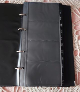 ● Organizador de cartões de visita