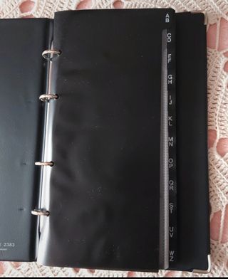 ● Organizador de cartões de visita