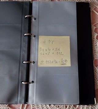 ● Organizador de cartões de visita