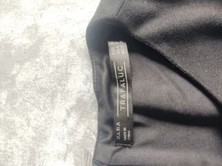 Vestido negro de zara talla S.