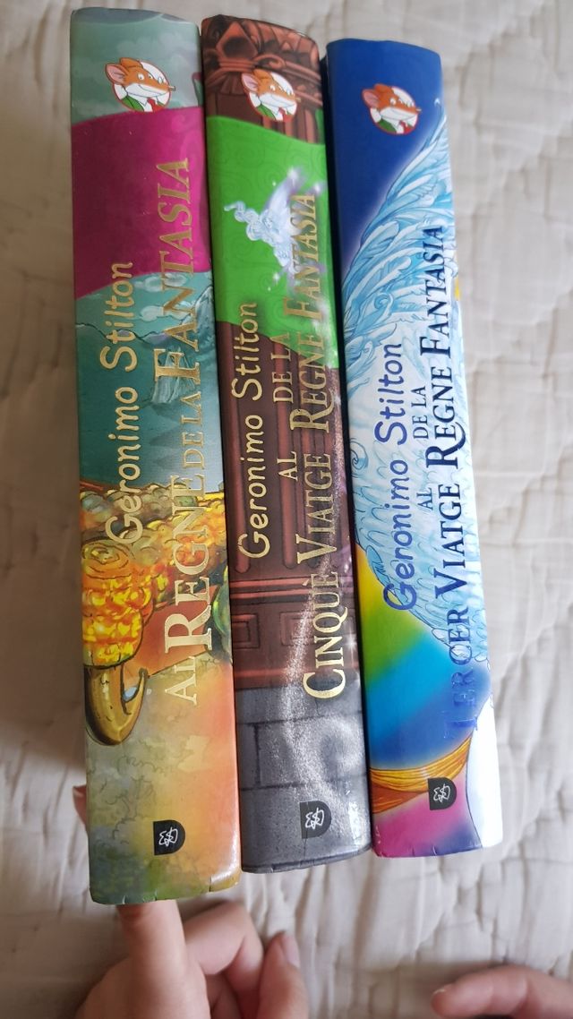 pack de 3 libros de Geronimo stilton