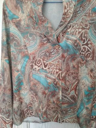 Blusa señora cruzada