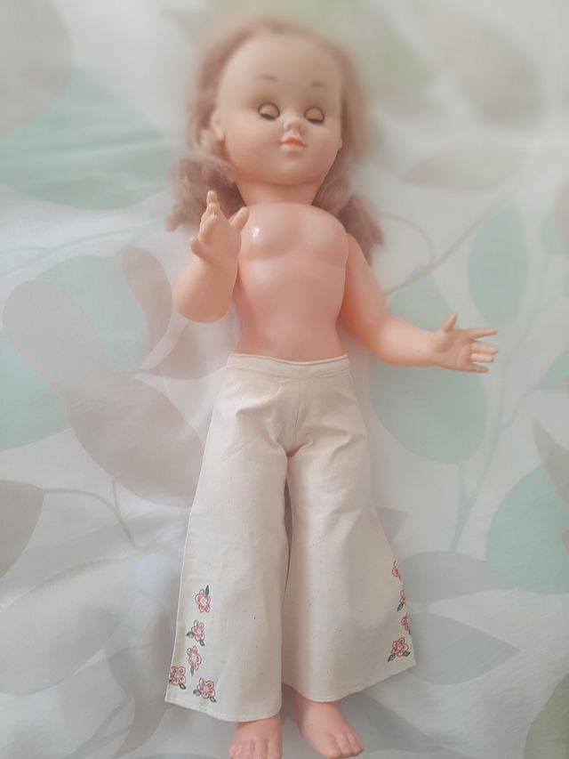 Pantalón del conjunto Hippy años 70. Nancy.Pierina