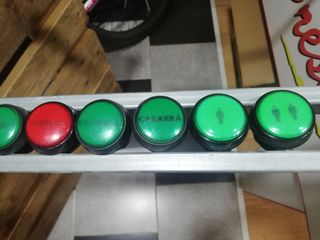 botones de maquina recreativa arcade originales 