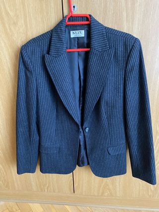 Chaqueta lana rayas