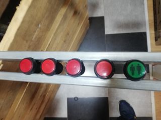 botones de maquina recreativa arcade años 80
