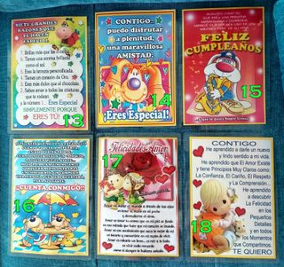 Postal Tarjeta Felicitación Amor + REGALO y SOBRE