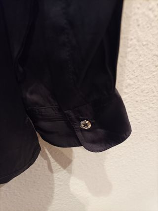 Camisa Diesel negra, mujer.