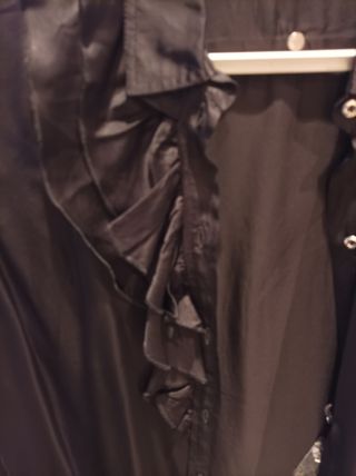 Camisa Diesel negra, mujer.