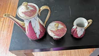 JUEGO CAFÉ/TÉ, PORCELANA VINTAGE