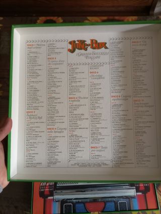 Cofanetto 10 vinili Juke Box I grandi successi Ita
